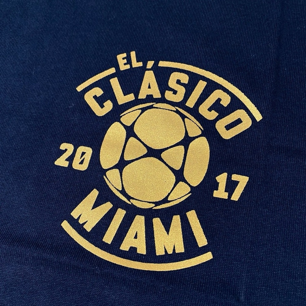 NWOT Fanatics L black EL CLASICO MIAMI 2017